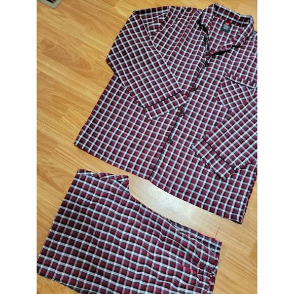 Hanes Men's Flannel PJ Set L - Picture 5 of 6